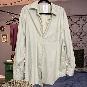 Collusion oversize button down